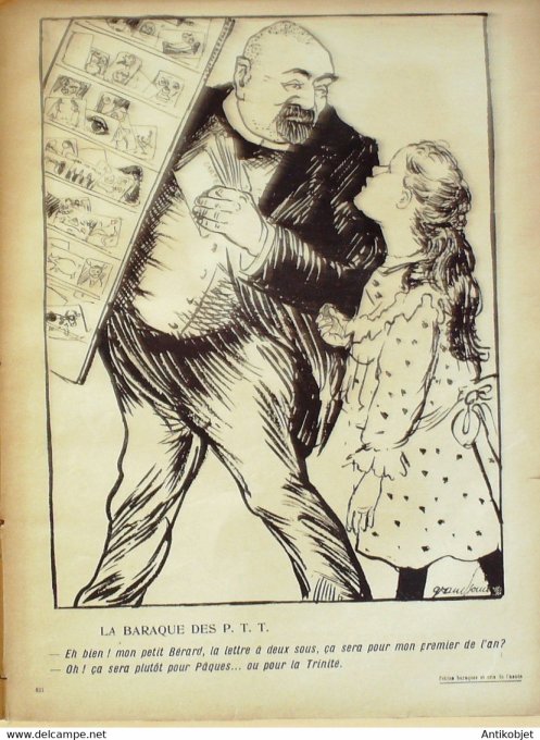 L'Assiette au beurre 1905 # 248 Petites baraques cris d'année Grandjouan