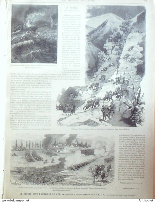 Le Monde illustré 1880 n°1219 Mans (76) Turquie Péra Cherbourg (50) St-Cloud (92)