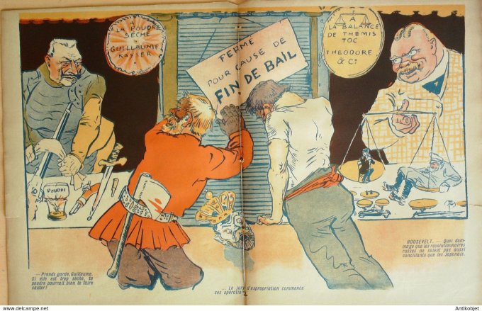L'Assiette au beurre 1905 # 248 Petites baraques cris d'année Grandjouan