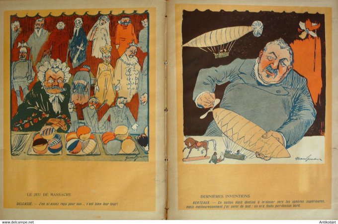 L'Assiette au beurre 1905 # 248 Petites baraques cris d'année Grandjouan