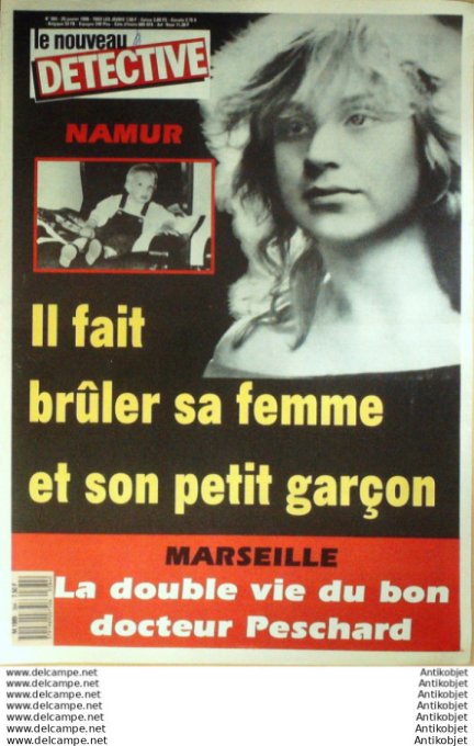 Détective 1990 # 384 Marseille Montbazin Toulouse Oléron Douai Bourg-en-Bresse