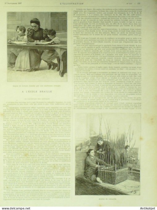 L'illustration 1897 n°2847 Siam roi Chulalongkorn  à St-Quentin (02) Espagne Elche Russie viadivosko