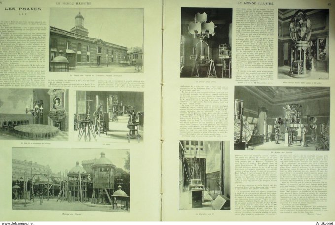 Le Monde illustré 1901 n°2314 Japon Nikko TruzendjiPortugal Ponto-Delgada Seté-Cétadès Açores Phare