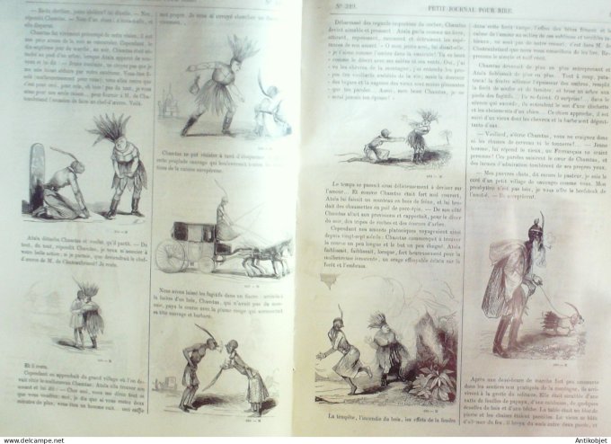 Petit journal pour Rire 1860 # 329 Parisiens Grevin