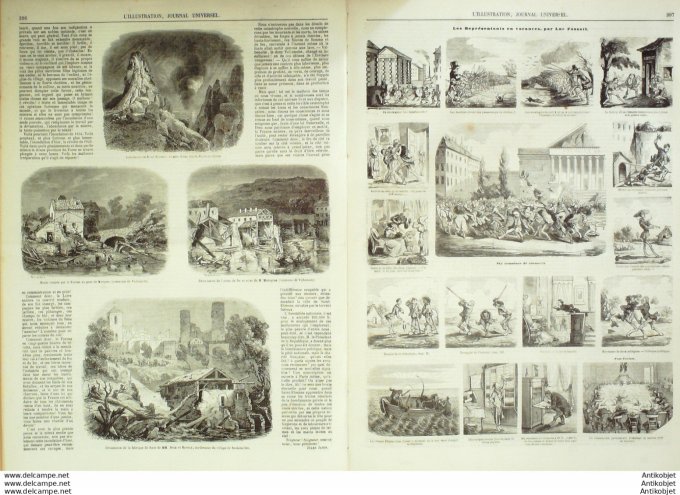 L'Illustration 1849 n°338 BREST (29) ST ETIENNE (42) OUDINOT DE la MORICIERE