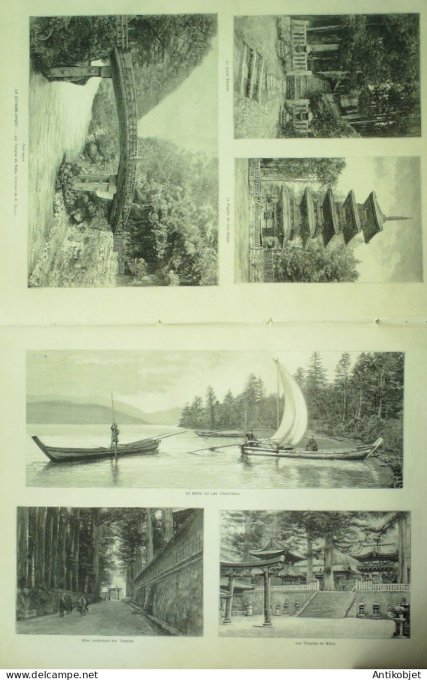 Le Monde illustré 1901 n°2314 Japon Nikko TruzendjiPortugal Ponto-Delgada Seté-Cétadès Açores Phare