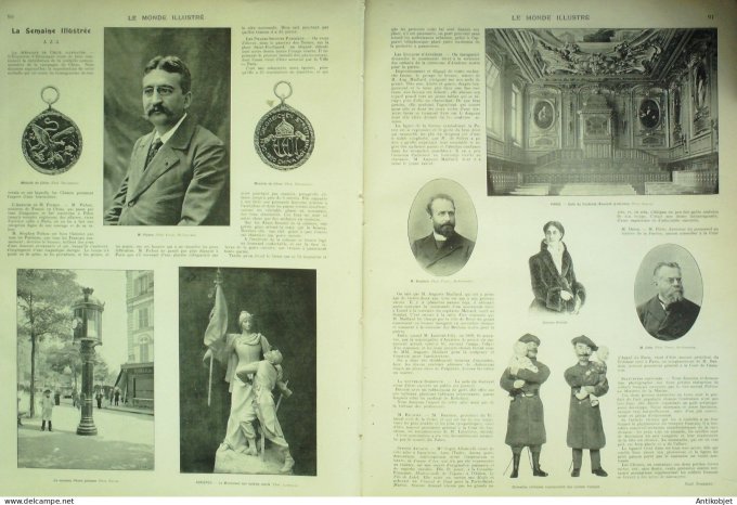 Le Monde illustré 1901 n°2314 Japon Nikko TruzendjiPortugal Ponto-Delgada Seté-Cétadès Açores Phare