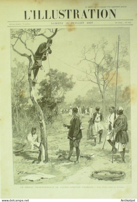 L'illustration 1897 n°2840 Soudan Tamisso Gambie Guinée Timbo Sénégal Casamance Orange (84) Pôle Nor