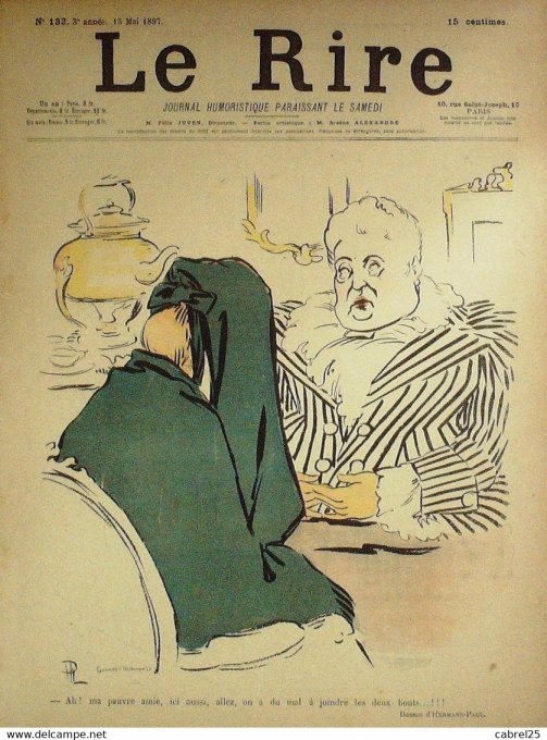 Le Rire 1897 n°132 Hermann Dépaquit Cadel Forestier  Huard Leguey Nohain Fau