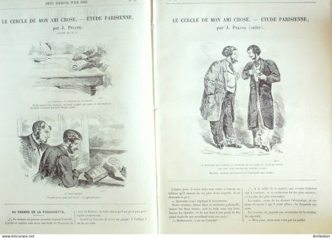 Petit journal pour Rire 1868 #    6 Au Casino Cadet Grevin