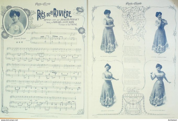 Paris qui chante 1904 #63 Lejal Pouget Germinal Lemercier Fregoli Olympia)
