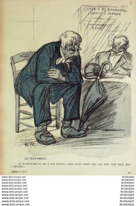 L'Assiette au beurre 1907 # 326 Les croquants Flores Ricardo