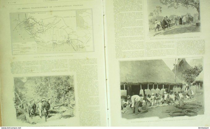 L'illustration 1897 n°2840 Soudan Tamisso Gambie Guinée Timbo Sénégal Casamance Orange (84) Pôle Nor