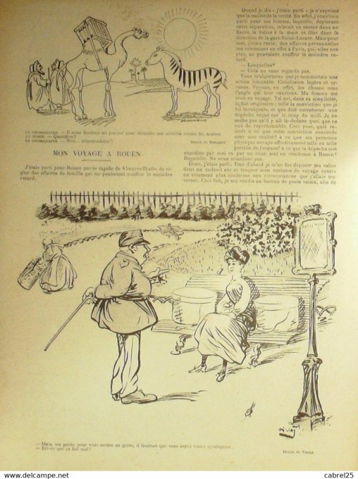 Le Rire 1906 n°176 Bac Poulbot Florès Faivre Viriez Meunier Villemot Guillaume
