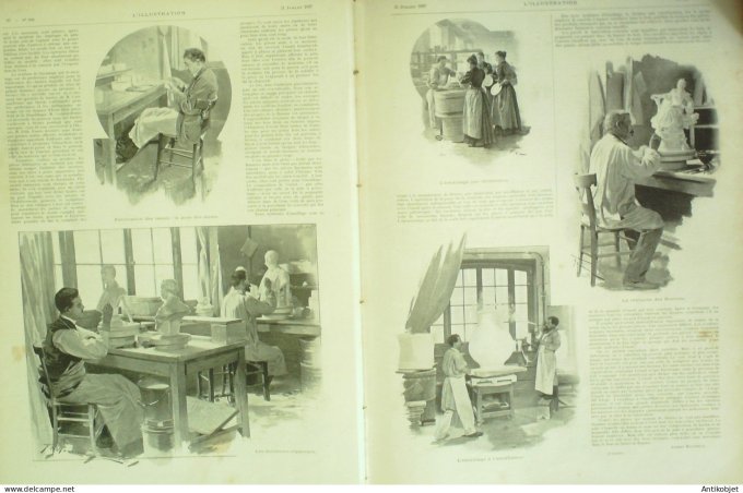 L'illustration 1897 n°2840 Soudan Tamisso Gambie Guinée Timbo Sénégal Casamance Orange (84) Pôle Nor