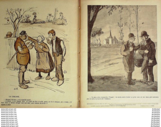 L'Assiette au beurre 1907 # 326 Les croquants Flores Ricardo