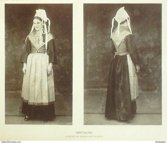 Bretagne Plougastel-Daoulas (29) Paysannes  par Ch.Massin XXème