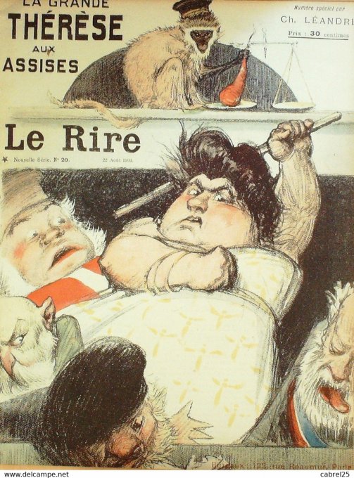 Le Rire 1903 n°29 Léandre Blatter Roubille