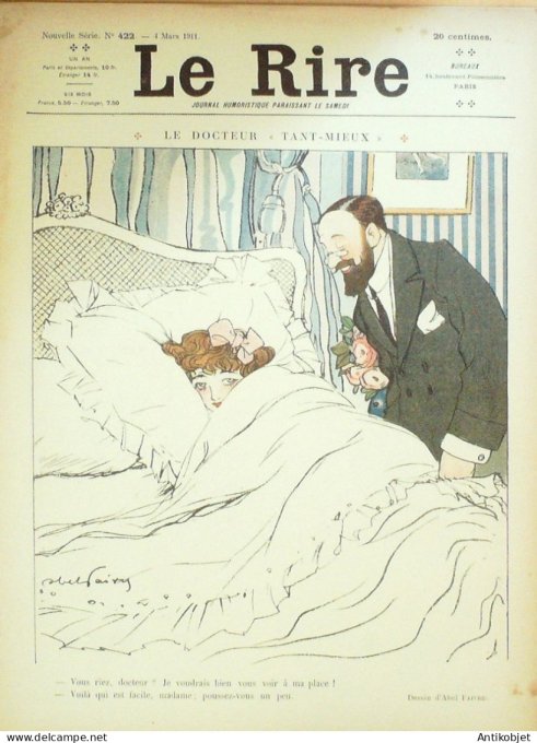 Le Rire 1911-03- 4 # 422 Journal humoristique Ed.Originale Mauvaise cliente