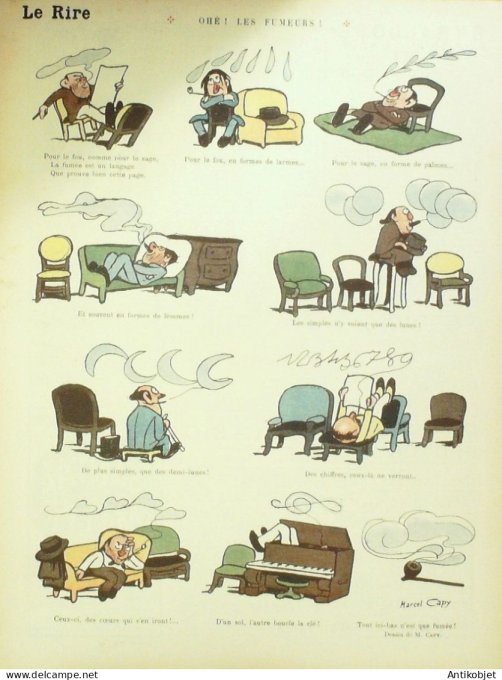 Le Rire 1914-02-117 # 576 Journal humoristique Ed.Originale Nuit de noces