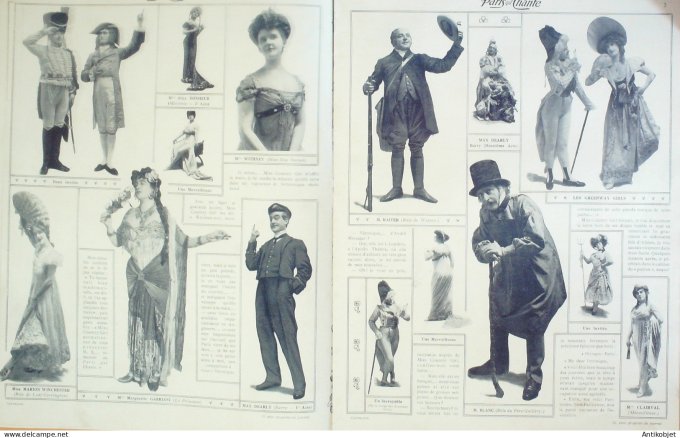 Paris qui chante 1904 #96 Max Dearly Alice Bonheur Starelli Moricey Huart
