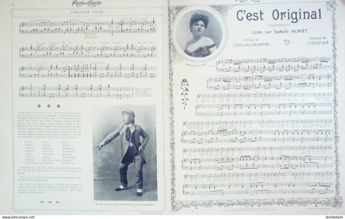 Paris qui chante 1904 n° 96 Max Dearly Alice Bonheur Starelli Moricey Huart