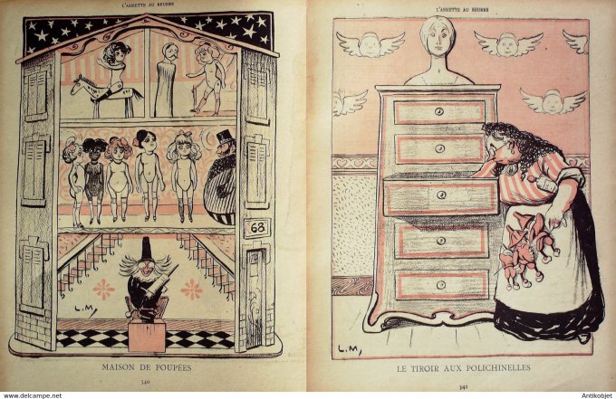L'Assiette au beurre 1901 n° 35 Les Joujoux du Préfet Métivet Lucien