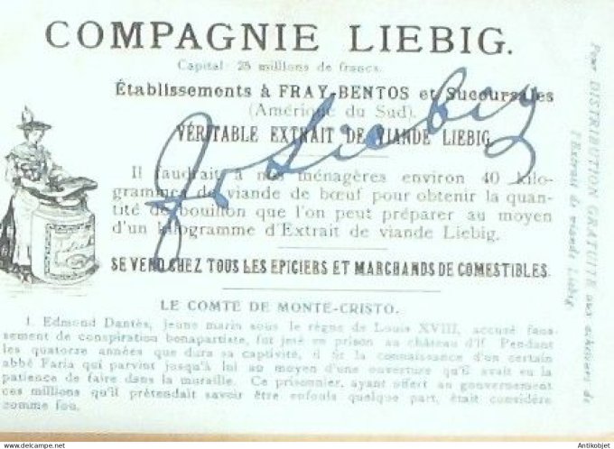 Chromo Liebig Sang  697 Le Comte de Monte-Cristo IV (1902)