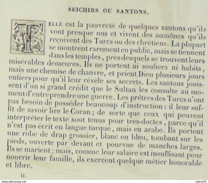 Turquie SEIGHIR, SANTON  1859