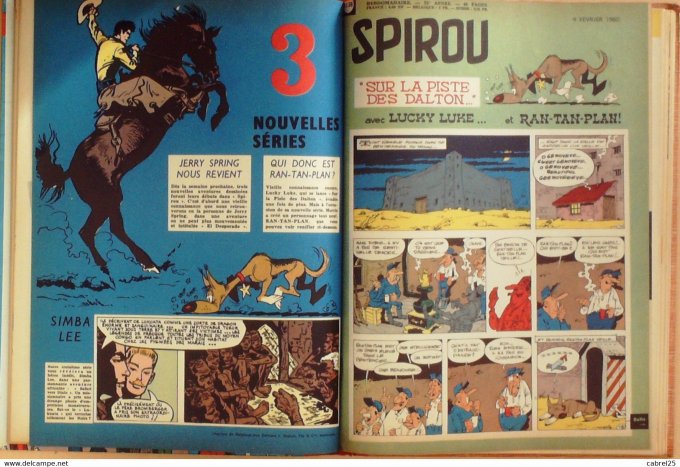 SPIROU 75 Album 1960-1134 à 1145-ASARDO-FORD COMET-KUSNETSOV
