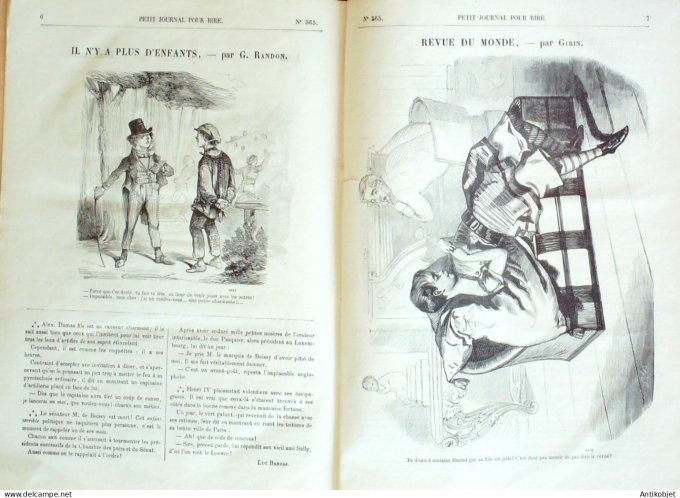 Petit journal pour Rire 1864 # 565 Revue du Monde Girin