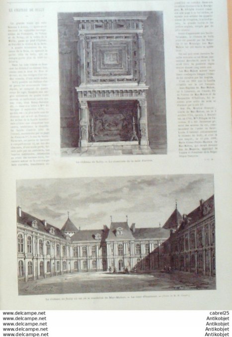 Le Monde illustré 1873 n°845 Dôle (39) Bordeaux (33) Chambery (73) Sully (60) Italie Venise Albrizzi