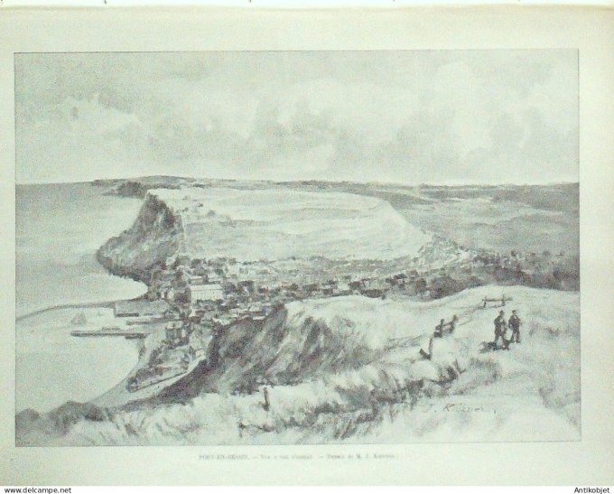 Le Monde illustré 1898 n°2163 Port-en-Bessin (14) Pays-Bas Wilhelmine Brest (29) Sénégal Touba Man