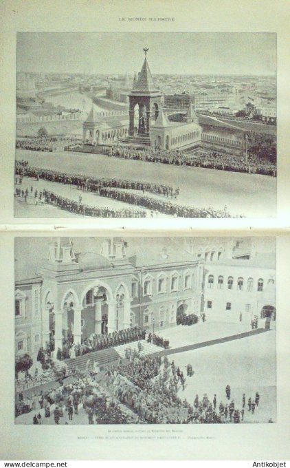 Le Monde illustré 1898 n°2163 Port-en-Bessin (14) Pays-Bas Wilhelmine Brest (29) Sénégal Touba Man