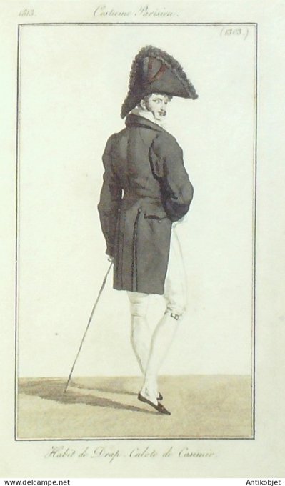 Costume Parisien 1813 # 1303 Culote de Casimir