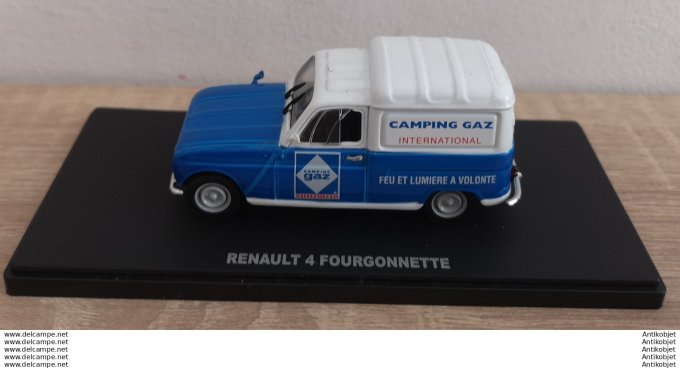 Renault 4L fourgonnette Camping Gaz 1:43