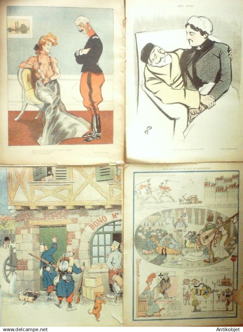 Le Rire 1903 lot 4 revues Willette Bac Huard Gerbault Avelot Balluriau Wely Charly
