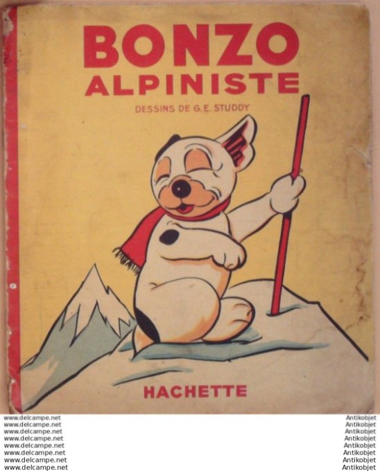 Bonzo l'Alpiniste (Studdy - Hachette) Eo 1937