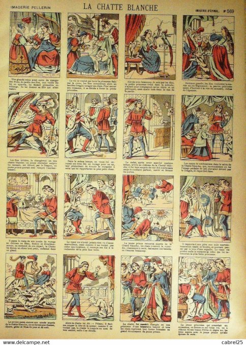 La Chatte Blanche (Pellerin d'epinal)
