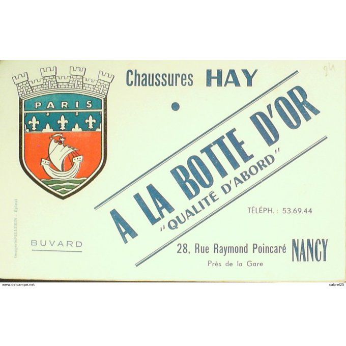 Buvard HAY NANCY  Chaussure