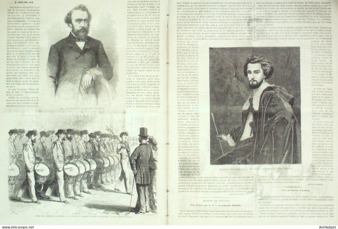 Le Monde illustré 1863 n°331 Philipines Manille New york troubles Mexique Mexico Allemagne Leipzig