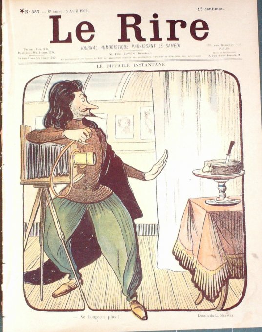 Le Rire 1902 n°387 Métivet Faivre Guydo Métivet Pezilla Carlègle Rouveyre