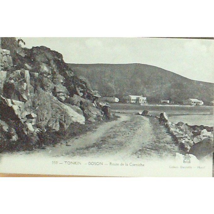 Cpa Chine Tonkin Doson Corniche 1909