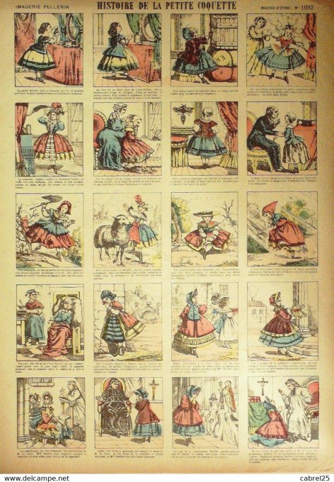 Histoire  de La Petite Coquette (Pellerin d'epinal)