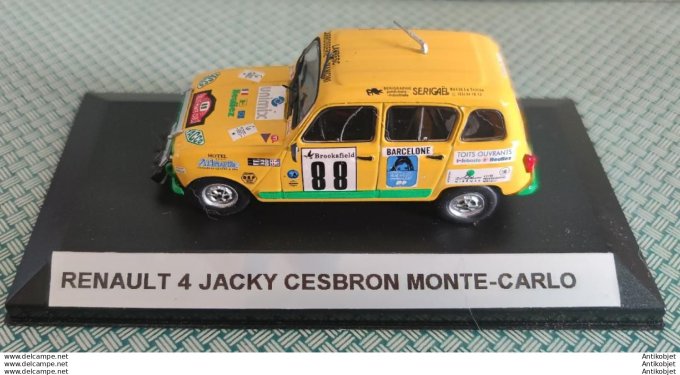 Renault 4L Jacky Cesbron Monte Carlo 1/43