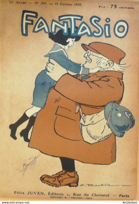 Fantasio 290 1919 Lorenzi Wegener Delaw Vallee Vion Chazel Halouze