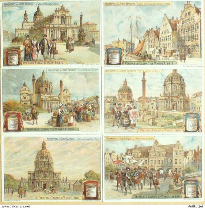 Chromo Liebig Sang 1074 Momuments de De style Baroque (1913)