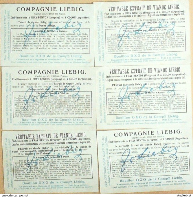 Chromo Liebig Sang 1074 Momuments de De style Baroque (1913)