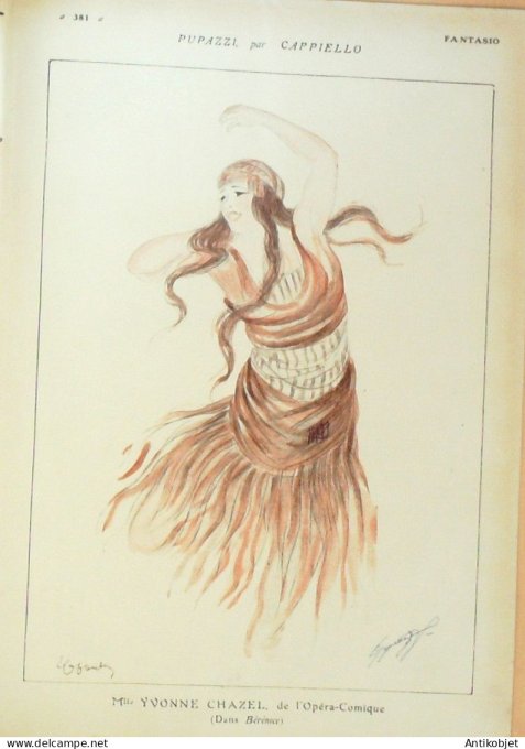 Fantasio 290 1919 Lorenzi Wegener Delaw Vallee Vion Chazel Halouze