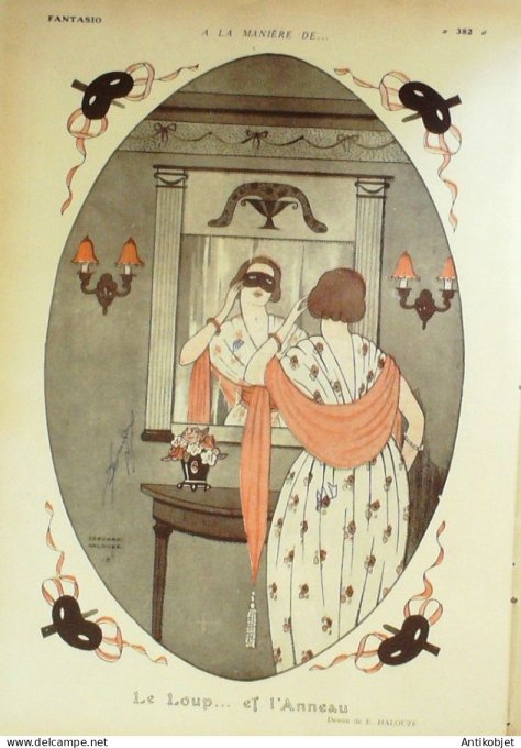 Fantasio 290 1919 Lorenzi Wegener Delaw Vallee Vion Chazel Halouze